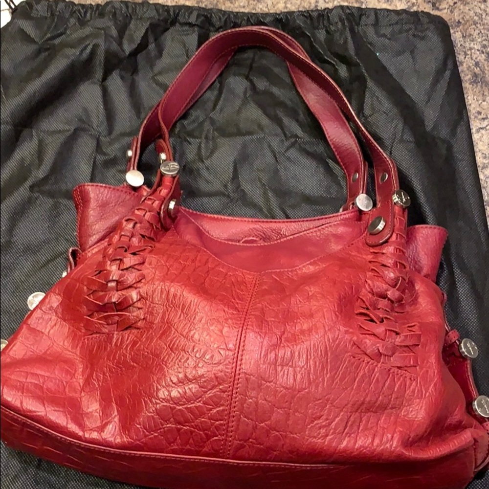 B. Makowsky Leather Purse